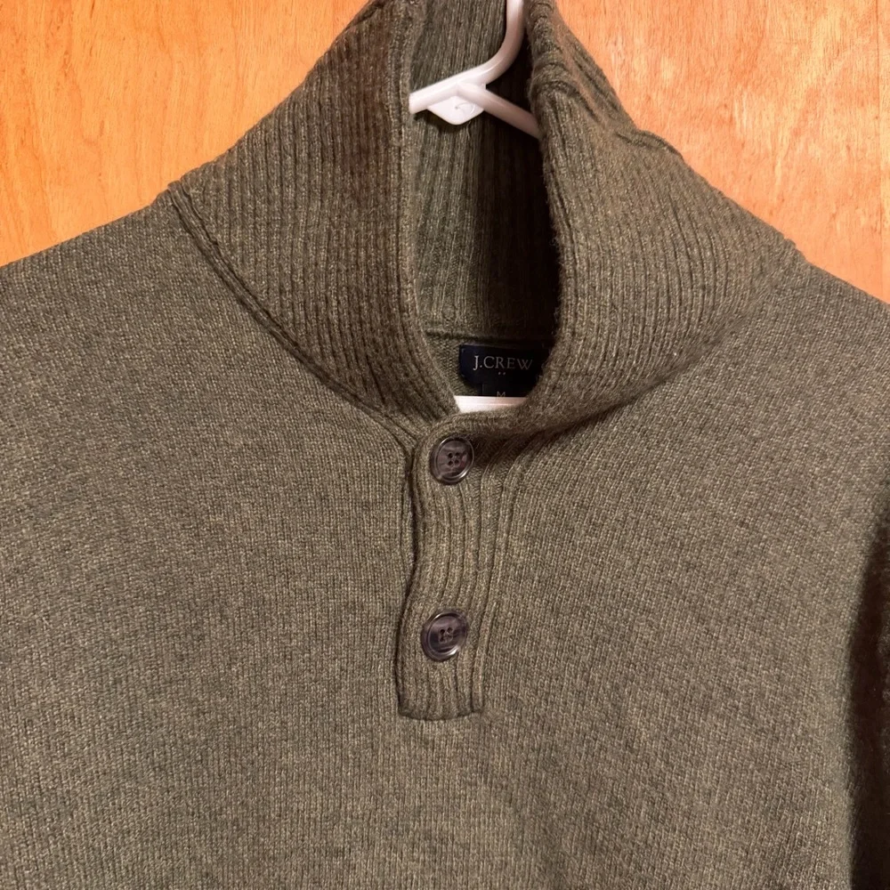 J. Crew Men's Forest Green‎ Turtleneck Sweater